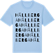 Blue Soul t-shirt med Hällberga ordlek t-shirt