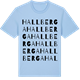 Blue Soul t-shirt med Hallberga ordlek t-shirt