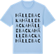 Blue Soul t-shirt med Hällebacka ordlek t-shirt