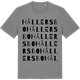 Mid Heather Gray t-shirt med Hållersbo ordlek t-shirt