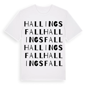 Hallingsfall ordlek t-shirt – ekologisk bomull t-shirt från Pinshirt