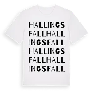 Hallingsfall ordlek t-shirt – ekologisk bomull t-shirt från Pinshirt