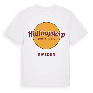 Hållingstorp cirkel t-shirt – ekologisk bomull t-shirt från Pinshirt