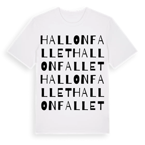 Hallonfallet ordlek t-shirt – ekologisk bomull t-shirt från Pinshirt