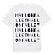 Hallonfallet ordlek t-shirt