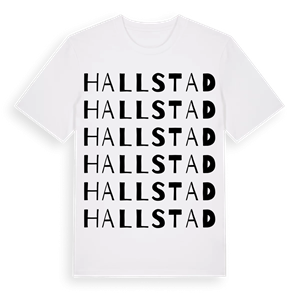 Hallstad ordlek t-shirt – ekologisk bomull t-shirt från PinShirt