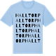 Blue Soul t-shirt med Halltorp ordlek t-shirt