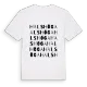 Halshöga ordlek t-shirt
