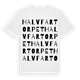 Halvfartorpet ordlek t-shirt