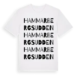 Hammarbergsudden ordlek t-shirt – ekologisk bomull t-shirt från Pinshirt