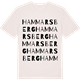 Vintage White t-shirt med Hammarsberg ordlek t-shirt