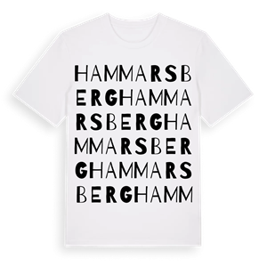 Hammarsberg ordlek t-shirt – ekologisk bomull t-shirt från Pinshirt