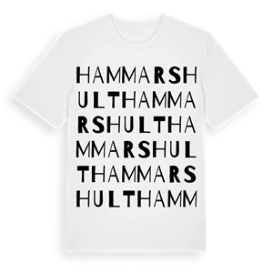 Hammarshult ordlek t-shirt – ekologisk bomull t-shirt från Pinshirt