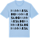 Blue Soul t-shirt med Hammarskog ordlek t-shirt
