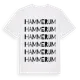 White t-shirt med Hammerum ordlek t-shirt