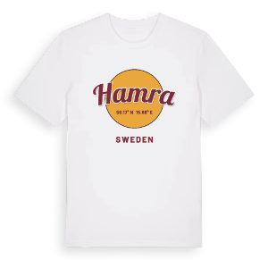 Hamra cirkel t-shirt – ekologisk bomull t-shirt från Pinshirt