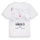 Händelö karta t-shirt