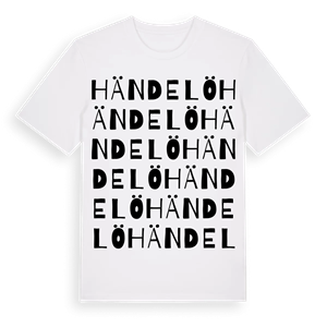 Händelö ordlek t-shirt – ekologisk bomull t-shirt från Pinshirt