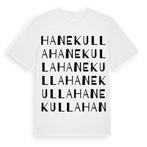 Hanekulla ordlek t-shirt – ekologisk bomull t-shirt från PinShirt