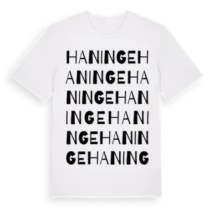 Haninge ordlek t-shirt – ekologisk bomull t-shirt från Pinshirt