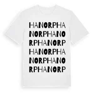 Hanorp ordlek t-shirt – ekologisk bomull t-shirt från Pinshirt