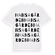 Hansagården ordlek t-shirt