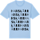 Blue Soul t-shirt med Hanskärr ordlek t-shirt