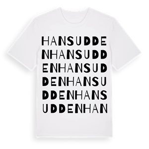 Hansudden ordlek t-shirt – ekologisk bomull t-shirt från Pinshirt