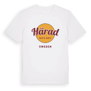 Härad cirkel t-shirt – ekologisk bomull t-shirt från Pinshirt