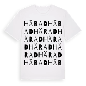 Härad ordlek t-shirt – ekologisk bomull t-shirt från Pinshirt