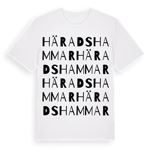 Häradshammar ordlek t-shirt – ekologisk bomull t-shirt från Pinshirt