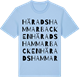 Blue Soul t-shirt med Häradshammarbacken ordlek t-shirt