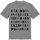 Mid Heather Gray t-shirt med Häradshammarbacken ordlek t-shirt
