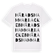 Häradshammarbacken ordlek t-shirt