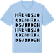 Blue Soul t-shirt med Häradsjorden ordlek t-shirt