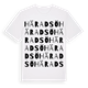 Häradsö ordlek t-shirt