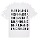 Hårdaholmen ordlek t-shirt