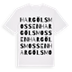 Hargölsmossen ordlek t-shirt
