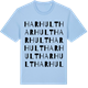 Blue Soul t-shirt med Harhult ordlek t-shirt