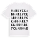 Harlyckan ordlek t-shirt