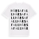 Hårsafall ordlek t-shirt