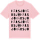 Pink Cotton t-shirt med Härsjö ordlek t-shirt