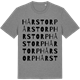 Mid Heather Gray t-shirt med Hårstorp ordlek t-shirt