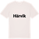 Vintage White t-shirt med Härvik fetstil t-shirt