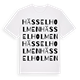 Hässelholmen ordlek t-shirt