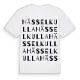 Hässelkulla ordlek t-shirt