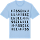 Blue Soul t-shirt med Hässelkulla ordlek t-shirt