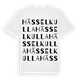 Hässelkulla ordlek t-shirt