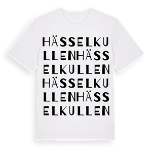 Hässelkullen ordlek t-shirt – ekologisk bomull t-shirt från Pinshirt
