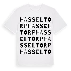 Hasseltorp ordlek t-shirt – ekologisk bomull t-shirt från Pinshirt
